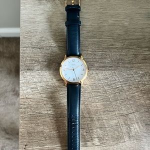 Fossil Watch - Navy Blue Leather